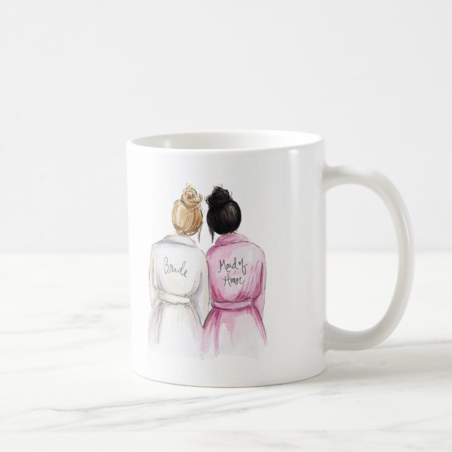 Trauzeugin? DK-Querstations-Brötchen-Braut Bk Kaffeetasse (Rechts)
