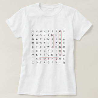 Trauzeugin Fun Wedding Word Find Bachelorette T T-Shirt