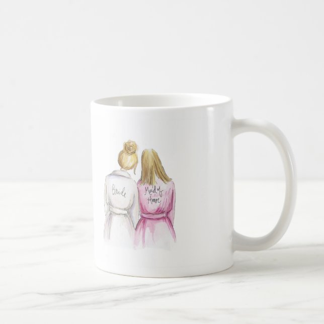Trauzeugin? Gerades Mädchen Kaffeetasse (Rechts)