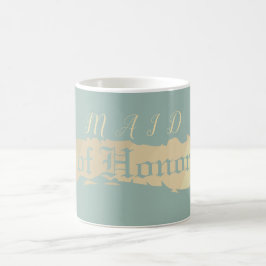 Trauzeugin Golden Blue Wedding Kaffeetasse