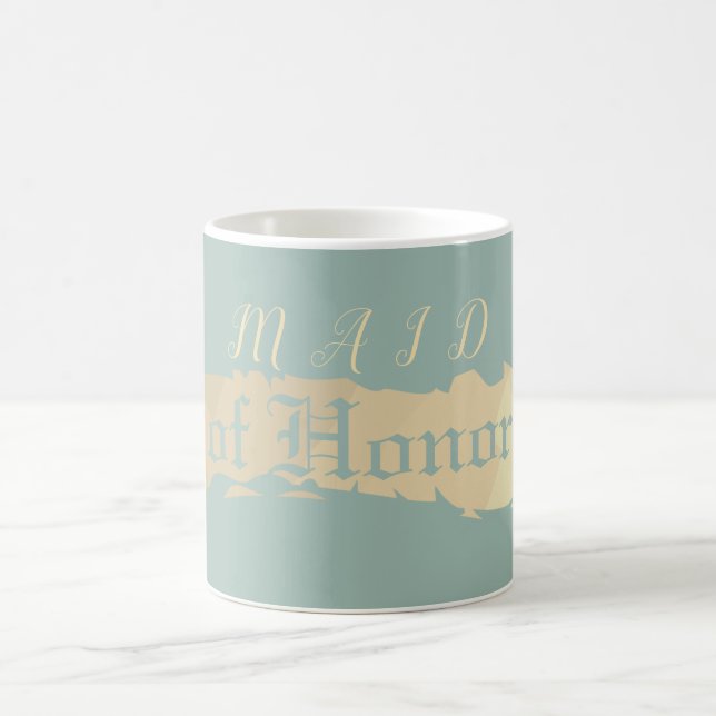 Trauzeugin Golden Blue Wedding Kaffeetasse (Mittel)