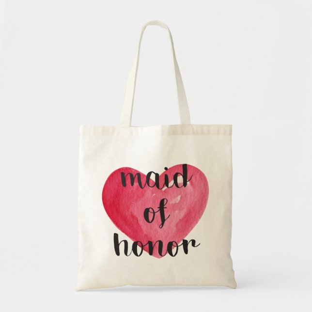 Trauzeugin-Herz-Taschen-Tasche Tragetasche (Vorne)