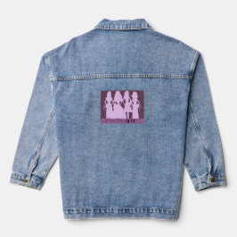 Trauzeugin Jeansjacke