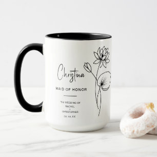 Trauzeugin Juli   Blume Tasse