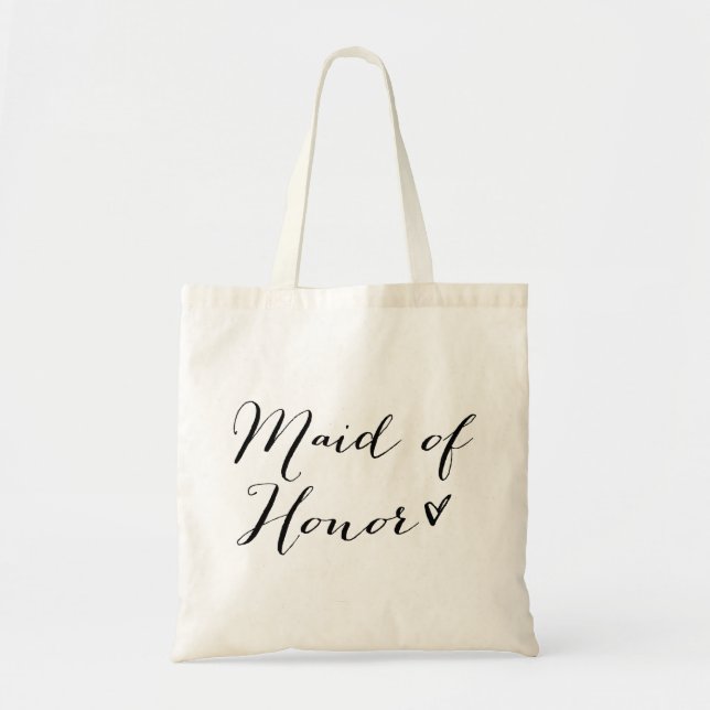 Trauzeugin | Moderne Kalligraphie Tote Bag Tragetasche (Vorne)