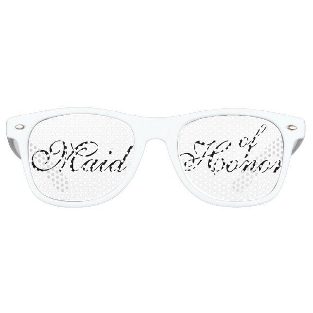 Trauzeugin Party Shades Partybrille (Vorderseite)