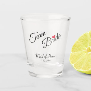 Trauzeugin-personalisiertes Geschenk der Schnapsglas