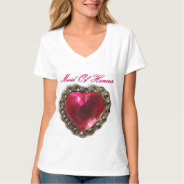 Trauzeugin Pink Heart T - Shirt