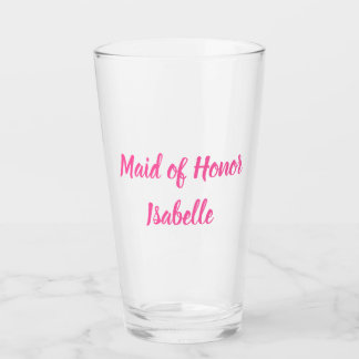 Trauzeugin Rosa Individuelle Name Geschenke Hochze Glas