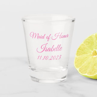 Trauzeugin Rosa Individuelle Name Geschenke Hochze Schnapsglas