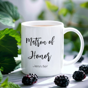 Trauzeugin Schwarz Weiß Hochzeitsbecher Kaffeetasse