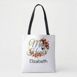 Trauzeugin Sonnenblumen Rose Gold Frame Bridal Tasche