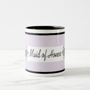 Trauzeugin-Tasse - Lavendel Zweifarbige Tasse