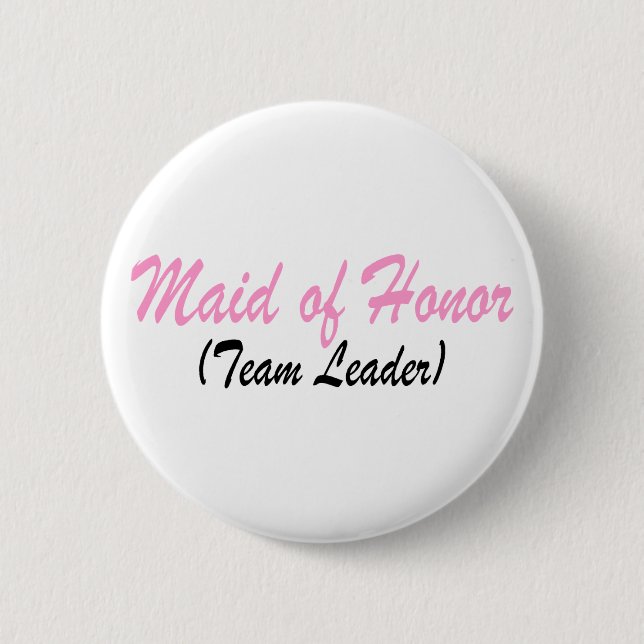 Trauzeugin (Teamleiter) Button (Vorderseite)