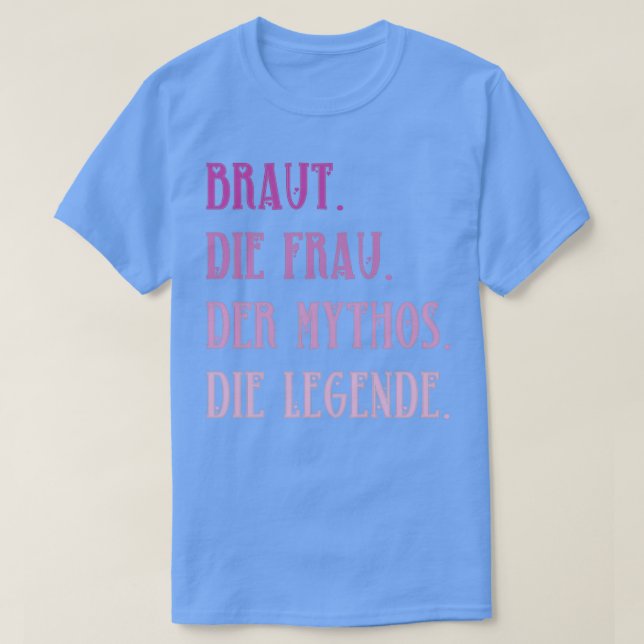 Trauzeugin Trauzeugin Bachelor T-Shirt (Design vorne)