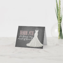 Trauzeugin Vielen Dank | Bridesmaid Dankeskarte