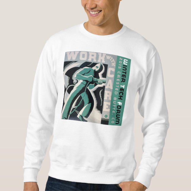 Travail avec le sweat shirt de soin (Devant)