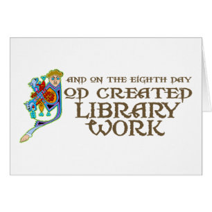 Travail de bibliothèque créé par Dieu