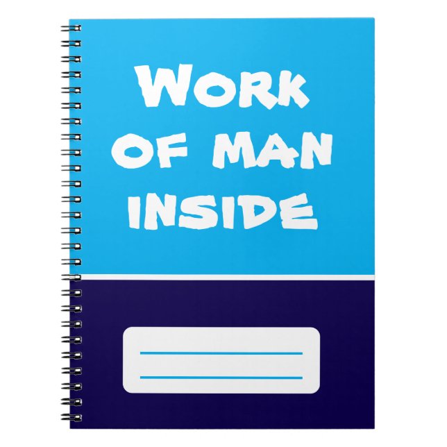 Travail de l'homme à l'intérieur du Carnet spiral (Devant)