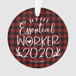 Travail essentiel 2020 Noël pandémique