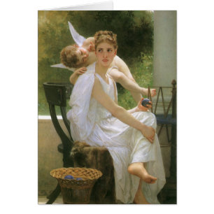 Travail interrompu par Bouguereau, Angel Portrait