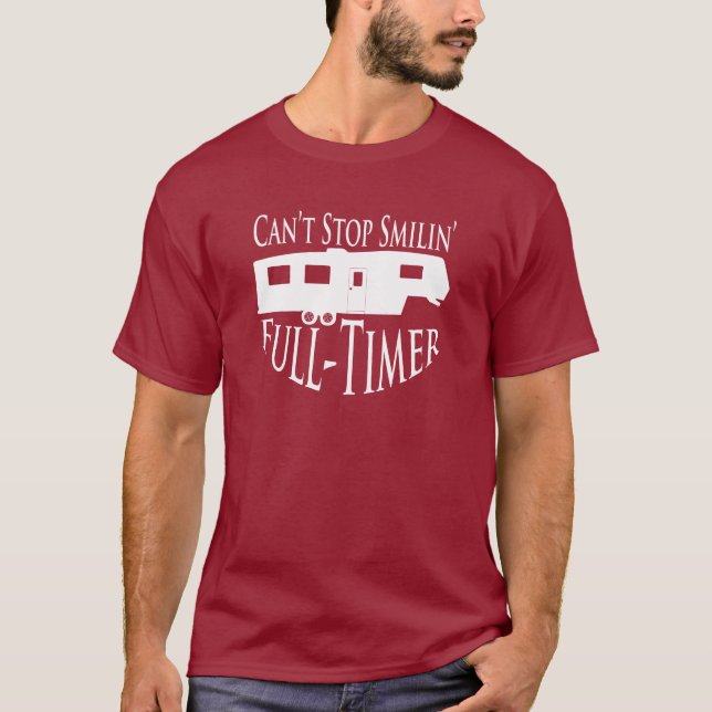 Travailleur à plein temps de rv - 5ème T-shirt de (Devant)