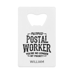 Travailleur postal à la retraite n'a plus de prior