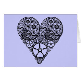 Travaux d'horloge de Steampunk et coeur de vitesse