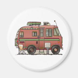 Travco BewegungsZuhause-Camper RV Magnet