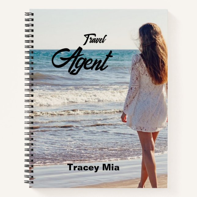 Travel Agent individuelle Name Notizbuch (Vorderseite)