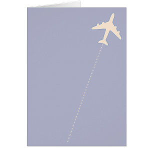 TRAVEL AIRPLANE WITH DOTTED
