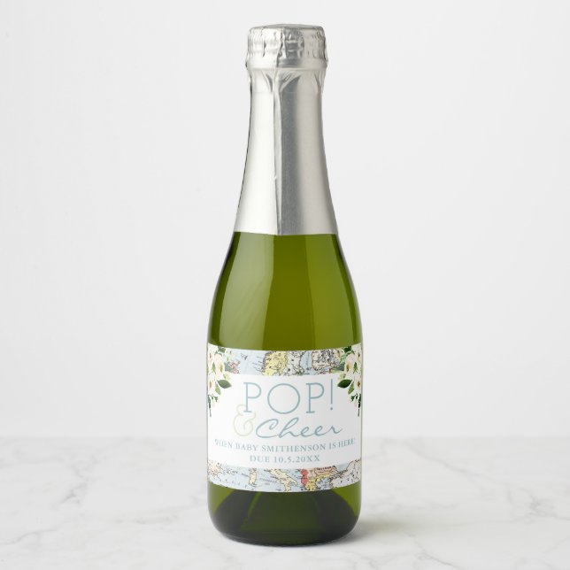 Travel Baby Dusche Pop Cheer Mini Flasche mit (Vorderseite)