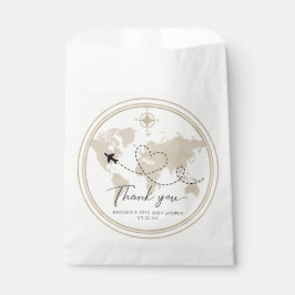 Travel Baby Showbeutel - Danke Karte Geschenktütchen
