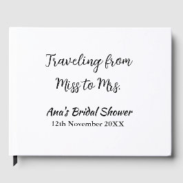 Travel Brautparty Namensdatum fehlen Frau Sim Gästebuch