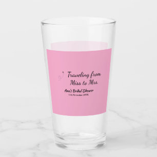 Travel Brautparty Namensdatum fehlen Frau Sim Glas