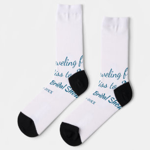 Travel Brautparty Namensdatum fehlen Frau Sim Socken