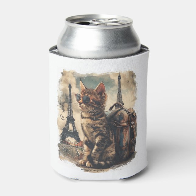 Travel Buddy Cat Dosenkühler (Kanne Vorderseite)