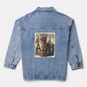 Travel Buddy Cat Jeansjacke