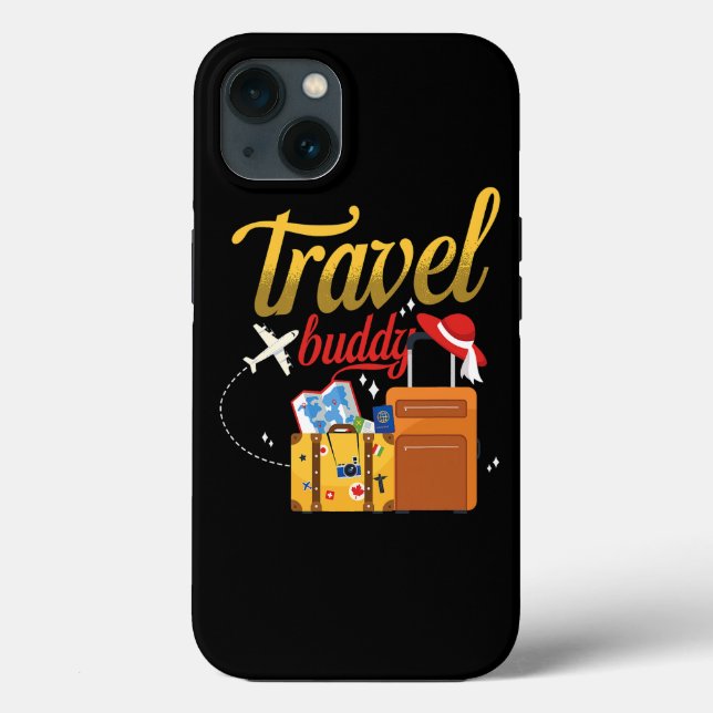 Travel Buddy Reisende Reisende Case-Mate iPhone Hülle (Rückseite)