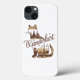 Travel Cat World Landmarks coque iphone : Wanderlu