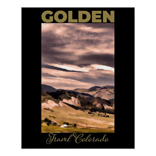 Travel Colorado, affiche de voyage vintage,
