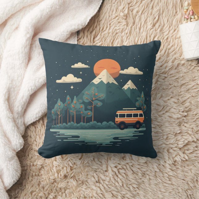 Travel Design Throw Kissen (Decke)