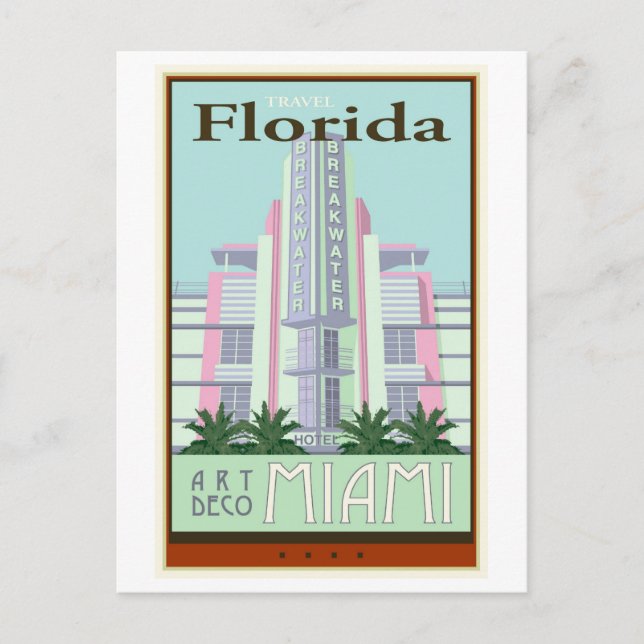 Travel Florida Postkarte (Vorderseite)