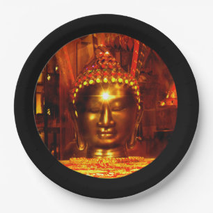 Travel Foto Buddha Bali Indonesien Pappteller