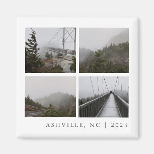 Travel Foto Collage Custom Vacation Keepake Magnet