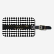 Travel ID Tag with Name and Professional Title