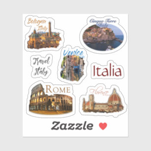 Travel Italy Collection Aufkleber