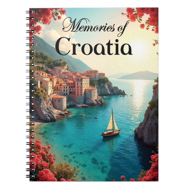 Travel Journal Croatia Notizblock (Vorderseite)