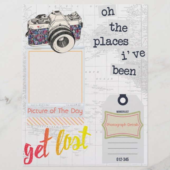 Travel Journal "Picture of the Day" Vertikale Seit (Vorderseite)