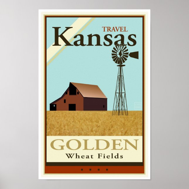 Travel Kansas Poster (Vorne)